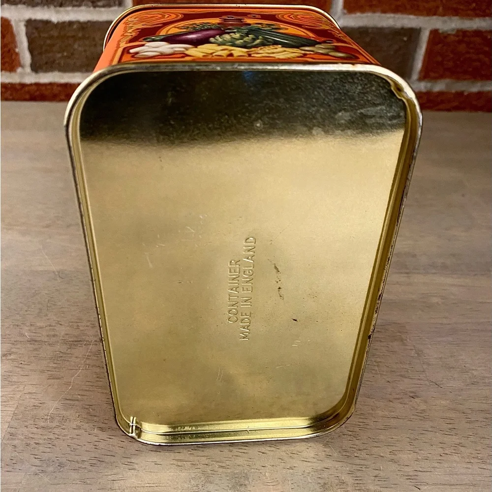 RAGU Recipes Tin Vintage 80s Metal Box Made In England Empty 6